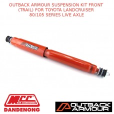 OUTBACK ARMOUR SUSPENSION KIT FRONT TRAIL FITS TOYOTA LC 80/105S LIVE AXLE